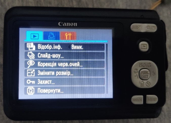 Фотоаппарат Canon Powershot A 480 Black Киев - изображение 3