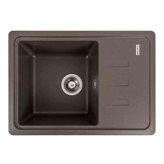 VALESO Гранітна мийка для кухні VALESO LIANA 6243 матова Темна скеля Коломыя