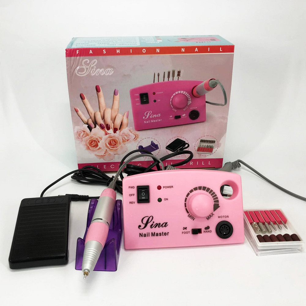 Манікюрна машинка для зняття лаку DM-211 Фрезер для манікюру професійний фрезер педикюру NZ-45 Івано-Франківськ - фото 8