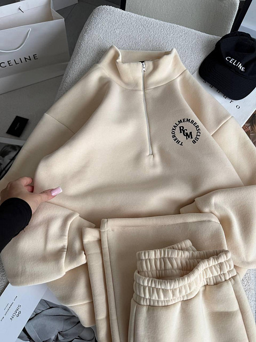 Женский утепленный костюм двойка: кофта и штаны трехнитка на флисе 46/48 Одесса - изображение 2