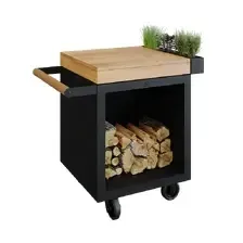 Гриль Ofyr Drewniany Stół Mise En Place Table Black 65 Pro Drewno Tekowe Київ