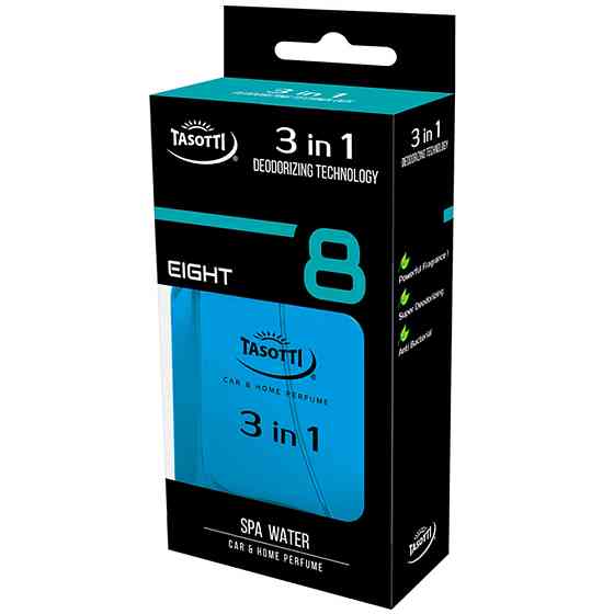 Ароматизатор для авто спрей "3 in 1" Spa Water 50мл Tasotti Київ