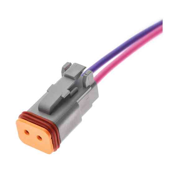 Разъем коннектор с проводом, 2-кон., Спецтехника, Аналог 40109, DT06-2S, DT06-2S-P012, CAT, JCB, MAN 47395 Киев
