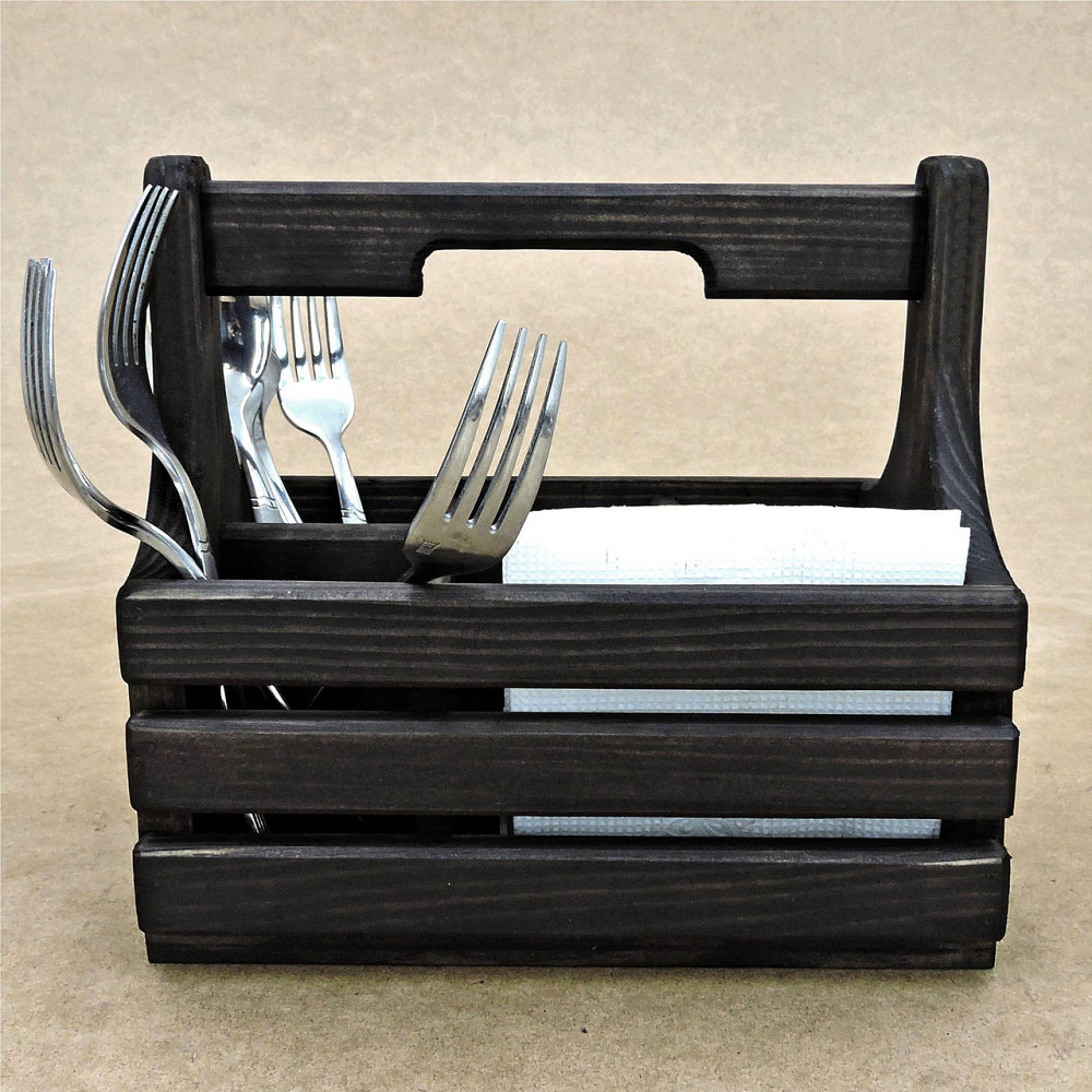 Підставка для столових приладів "Райсо" венге Миколаїв - фото 2