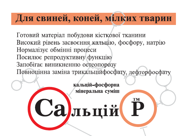 Сальций P свиньи лошади мелкие животные 1 кг Vita (кальций-фосфорная минеральная смесь) Винница - изображение 3