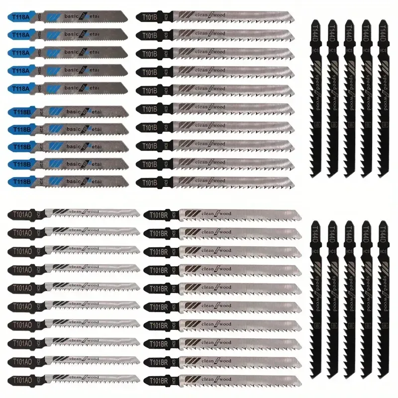 Набір з 50 шт.  пилок для різання лобзиком Винница - изображение 1