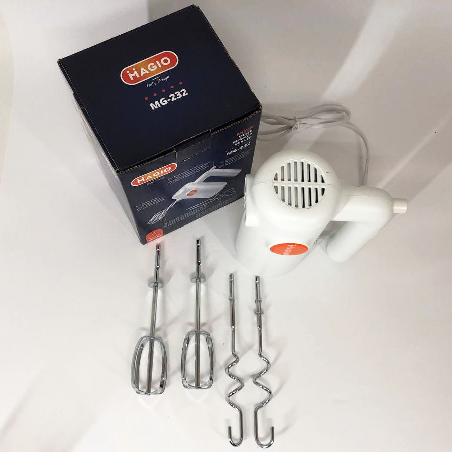 Міксер для домашнього використання MAGIO MG-232, Міксер для замішування сумішей, Ручний міксер-мішалка UE-93 Івано-Франківськ - фото 1