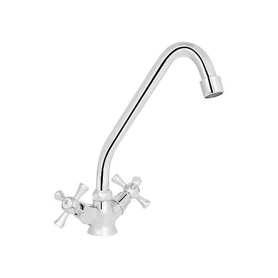 Змішувач для кухні Lidz Lamb 271F двовентильний LDLAM271FCRM21889 Chrome Київ