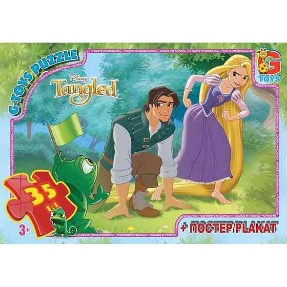 Дитячий пазл "Рапунцель" TA012 плакат 35 елементів Вінниця