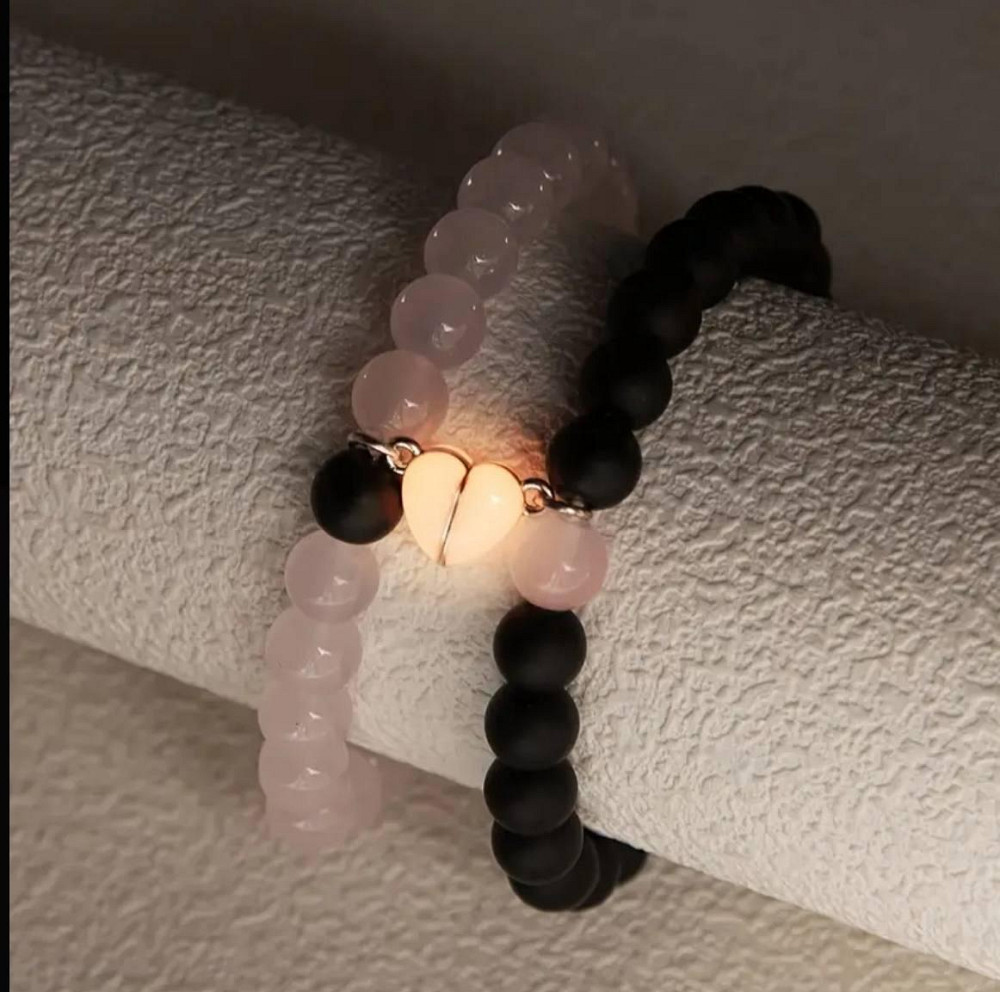 Парные браслеты для влюблённых со светящимся сердцем Киев - изображение 4