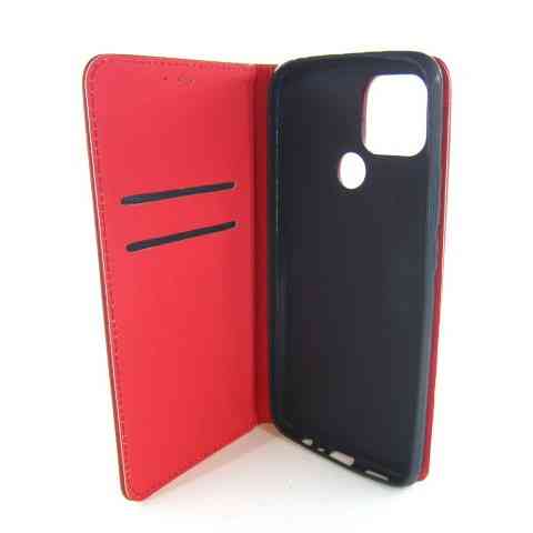 Чехол книжка Oppo A15 A15s Premium Case (красный) Одесса