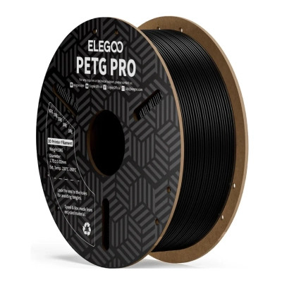 Пластик для 3D-принтера ELEGOO PETG PRO 1кг, 1.75мм, black (50.203.0198) Вінниця - фото 1