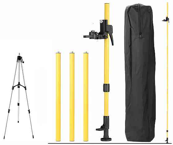 Штанга для лазерного уровня регулируемая, стойка телескопическая 4.4 м (411508694) Киев
