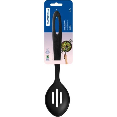 Ложка кухарська Tramontina Ability з прорізами Чорна (25161/100) Вінниця - фото 2