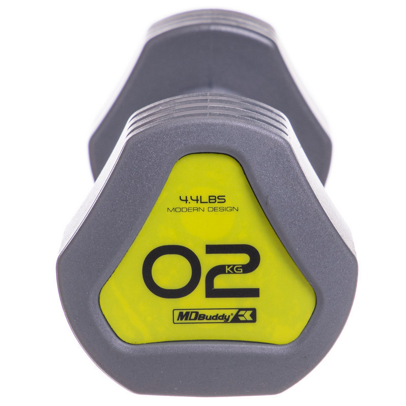 Гантель 2 кг покрытие TPU Zelart-2678-2 Киев - изображение 4