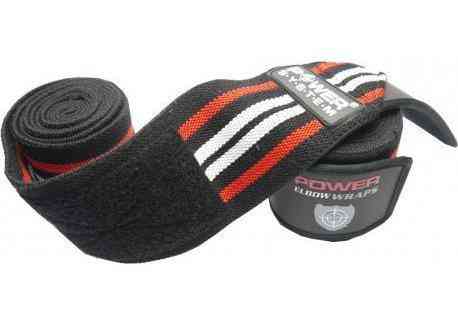 Бинти на лікоть Power System PS-3600 Elbow Wraps Red/Black(пара) Кам'янське