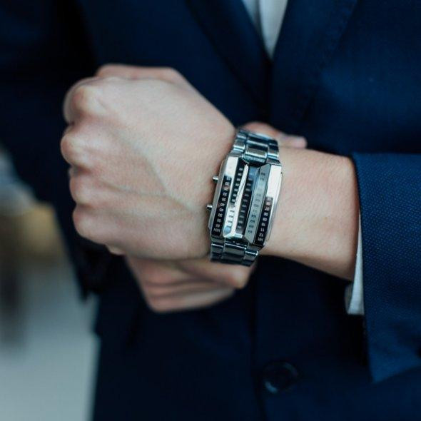 Мужские наручные часы Skmei Iron Серебристые Винница - изображение 7