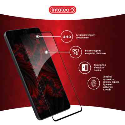 Скло захисне Intaleo Full Glue Xiaomi Redmi Note 13 5G Black (1283126583902) Вінниця