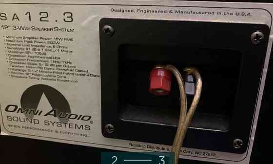 Акустическая система: Omni Audio 200W. Харьков