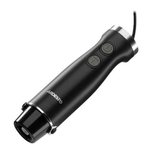 Блендер погружний 600W + чаша 600мл + вінчик чорний-сріблястий HBG-600BWH Ardesto Житомир - фото 3