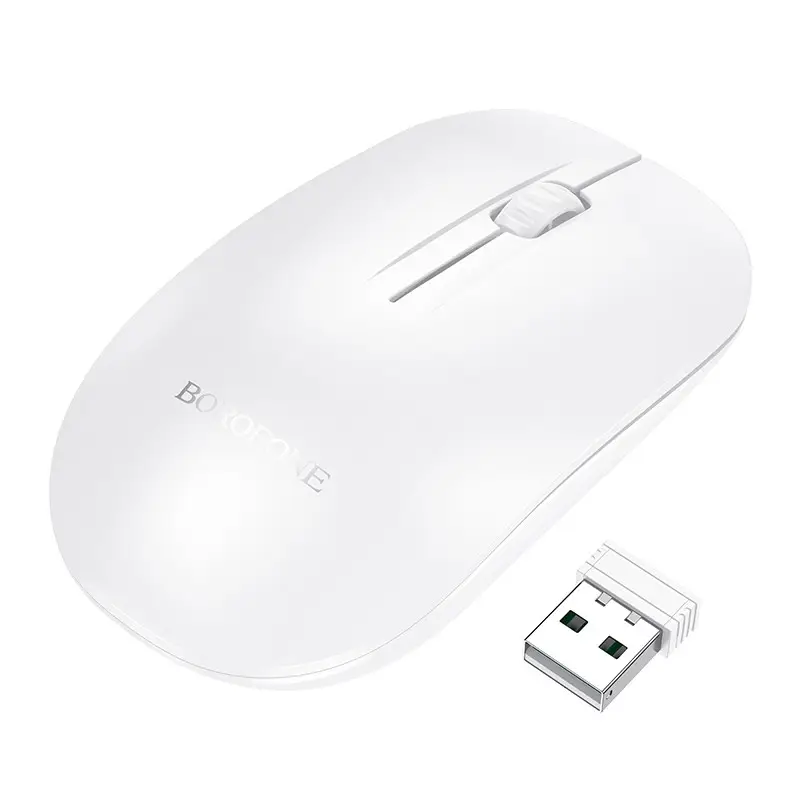 Компьютерная мышь BOROFONE BG14 Planet 2.4G business wireless mouse White Одесса - изображение 3