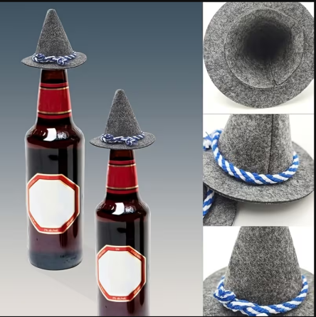 Набір міні-капелюшків для декору Oktoberfest (12 штук) — Баварські фетрові капелюхи «Зеппель» Луцьк