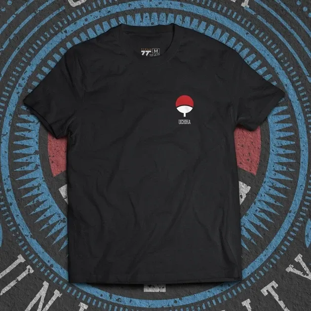 Футболка мужская с принтом Наруто Uchiha Blue Edition Размер 48 Anime0816 Днепр - изображение 3