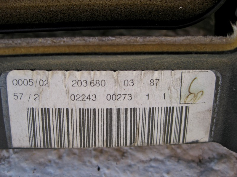 Mercedes-Benz  A2036800387 9C52 Верхня частина панелі приладів - торпеди C-Class CL203 sportcoupe антрацит Одесса - изображение 5