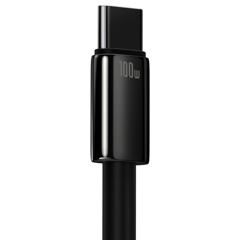 Кабель USB - Type-C Baseus Tungsten Gold Fast Charging Data Cable 100W 1m Black CAWJ000001 Одеса - фото 6