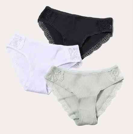 Бавовняні труси жіночі різних кольорів, XXL (50 розмір) - 3шт. 95% cotton, 5% elastan Київ