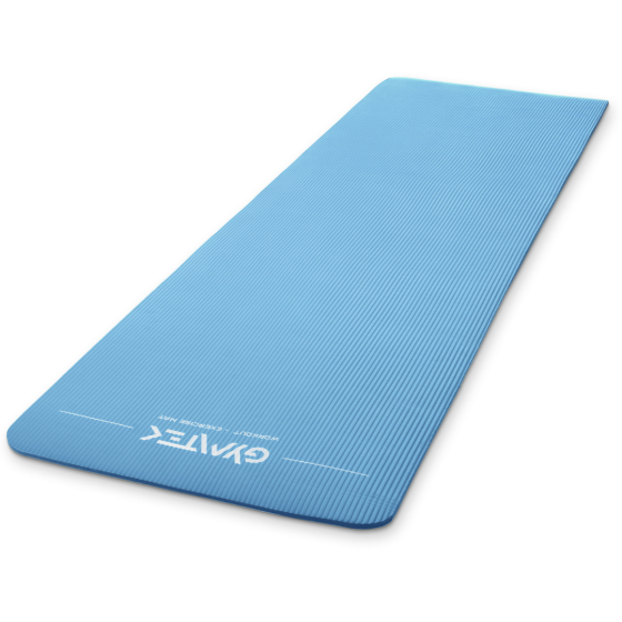 Килимок (мат) для йоги та фітнесу Gymtek NBR 1см голубий Київ