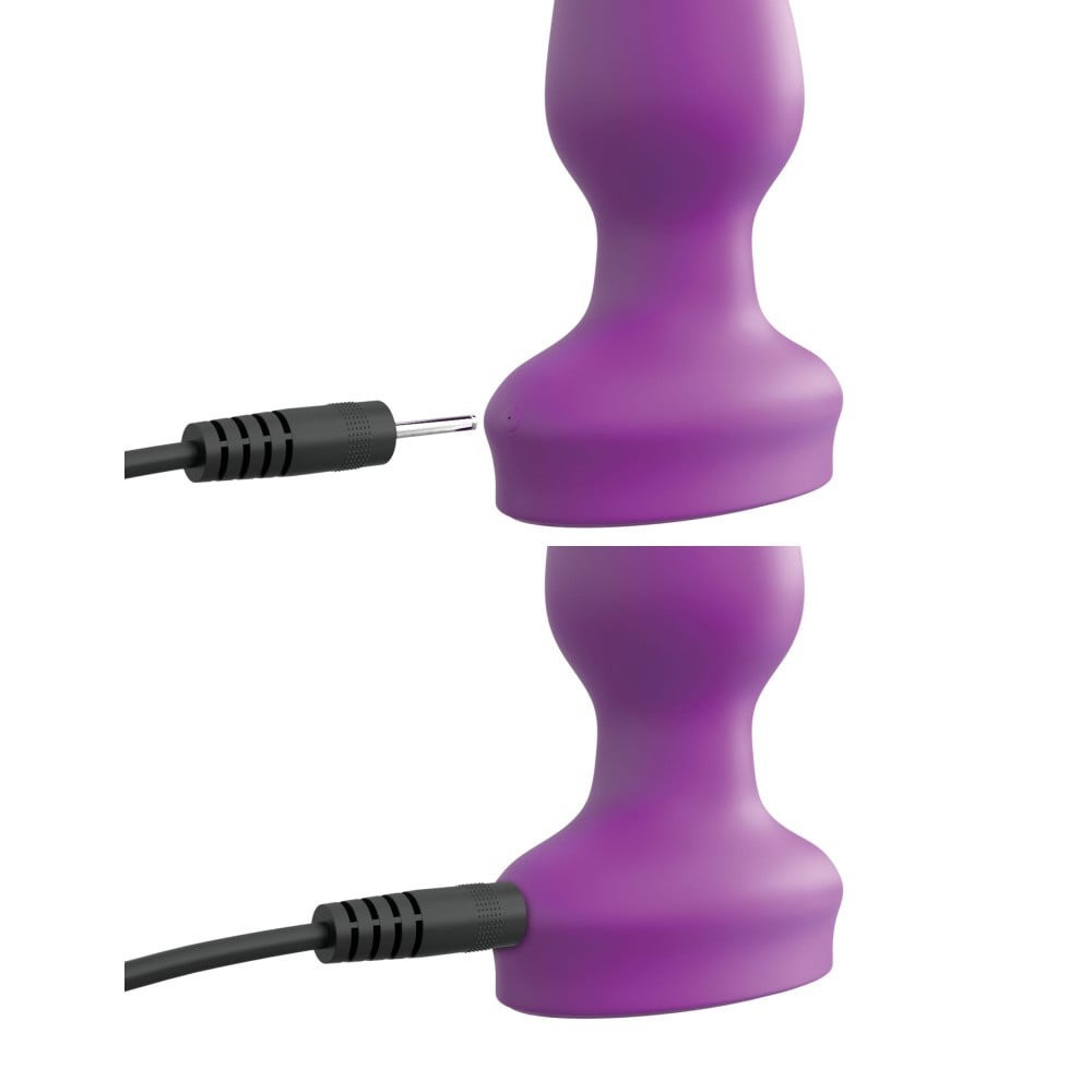 Анальная пробка с вибрацией Pipedream 3Some Wall Banger Plug, фиолетовая Sex Aura Киев - изображение 7
