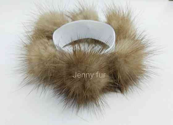 Гумка хутряна на волосся на гульку з норки Харків