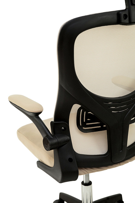 Стілець офісний Тонус, бежевий/чорний Киев - изображение 5