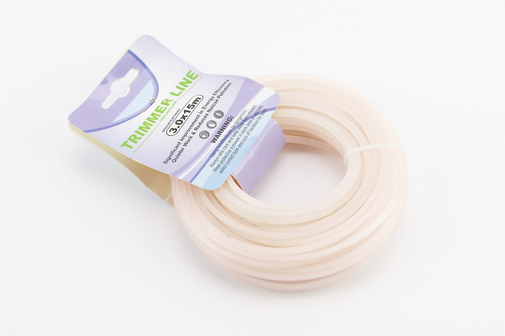 Струна косильна d-3,0mm, 15м "квадрат" (різні кольори) Київ - фото 1