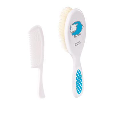 Набір для догляду за дитиною Canpol babies Newborn Baby Щітка та гребінець для волосся блакитний (2/417) Вінниця - фото 2