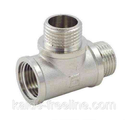 Тройник латунный 1