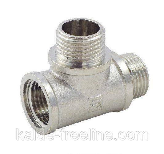 Тройник латунный 1