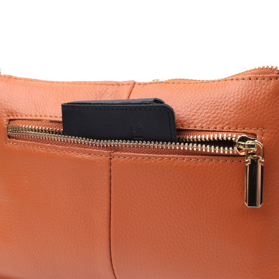 Сумка Vintage З натуральної шкіри Руда (22645) Вінниця - фото 12