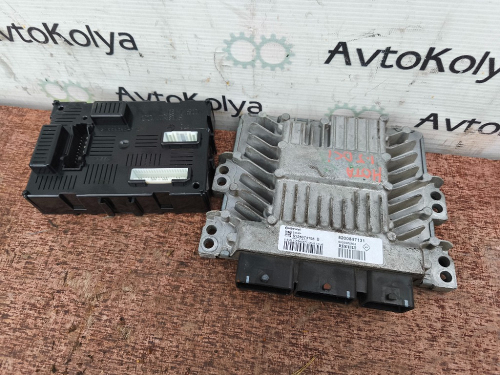 Блок керування двигуном комплект Nissan Note E11 1.5 dci 2005-2012 (8200847131) Ковель - изображение 1