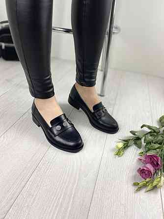 Туфли женские VIKTTORIO черные натуральная кожа 36р. (2699) Коломыя