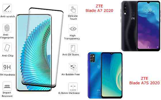 Захисне скло HyperGlass Pro для ZTE Blade A7 2020, A7S 2020 – максимальна чутливість та захист Київ