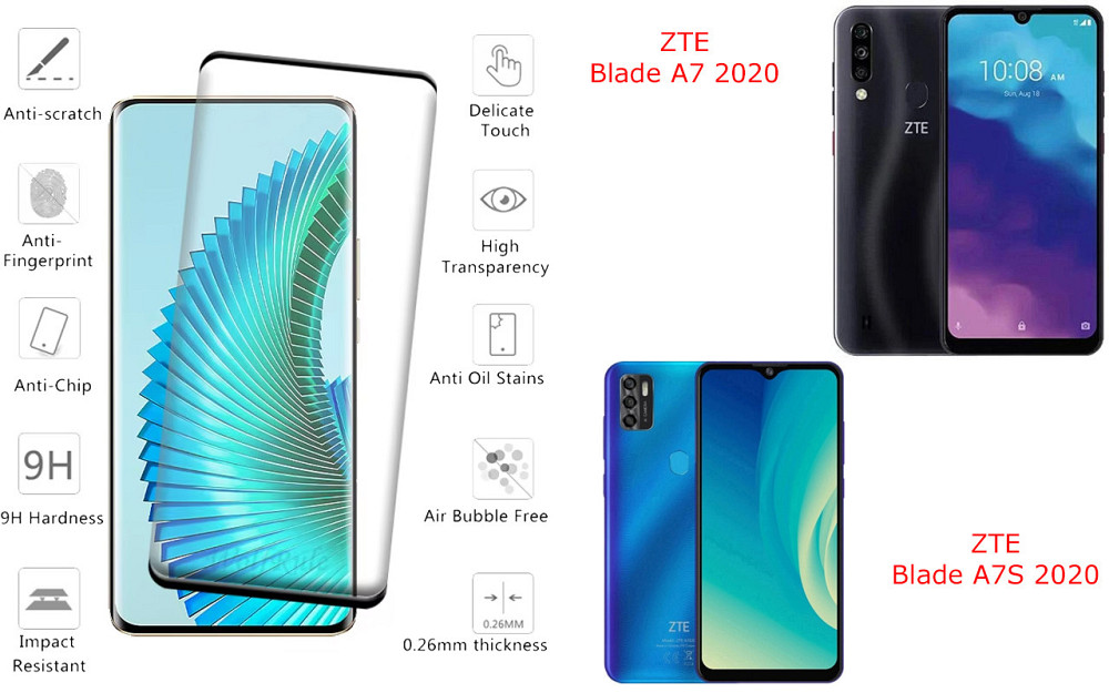 Захисне скло HyperGlass Pro для ZTE Blade A7 2020, A7S 2020 – максимальна чутливість та захист Київ - фото 2