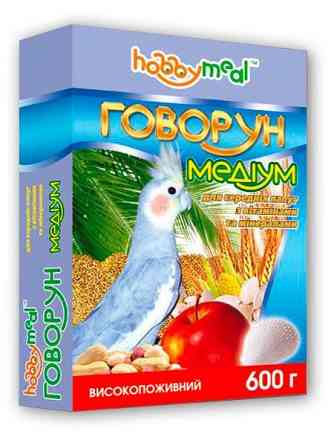 Корм Хобби Мил Говорун Медиум для средних попугаев 600 г, O.L.KAR Винница