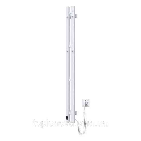 Сушарка для рушників електрична Navin Силует Квадро 90х1200 Sensor права, біла Чернівці