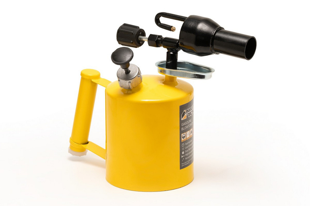Лампа паяльна бензинова MASTERTOOL 1.0 л 1100 °C 32 мм 1200 г/рік 0.25 МПа 44-5210 Рівне - фото 2