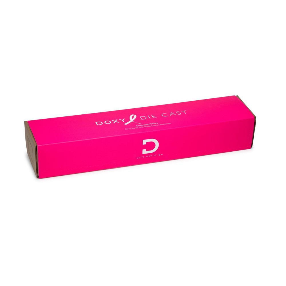 Вібромасажер DOXY Die Cast Massager Hot Pink, дуже потужний, живлення 220В, металевий корпус Sex Aura Київ - фото 7