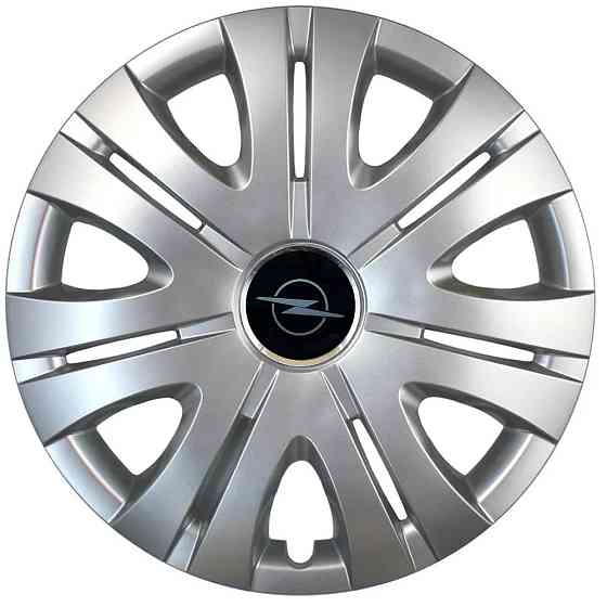 Автомобільні модельні ковпаки R15 Opel NEW 317 4шт, SJS, сріблясті Київ