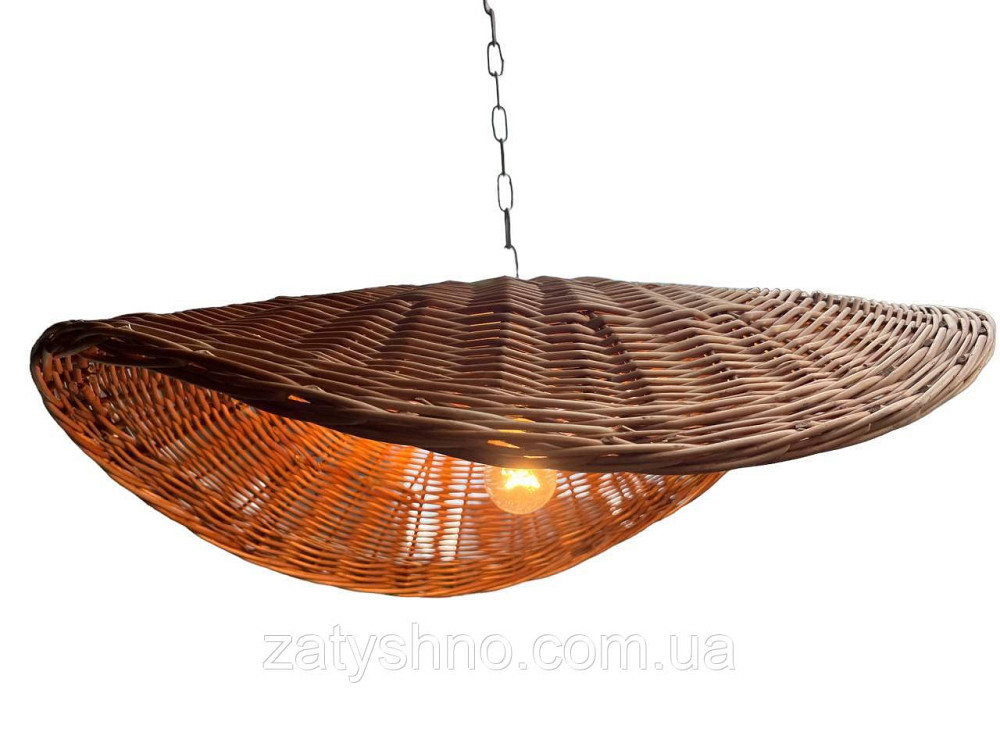 Люстра плетена із лози широка Київ - фото 1