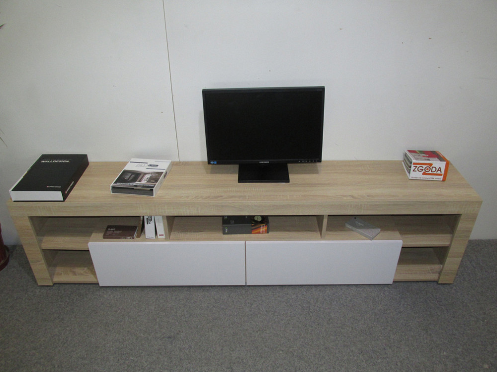 Тумба под телевизор с 5 полками М-ЗОН Джеко 200 Нимфея Альба (белый) (MZN-031037) Днепр - изображение 6